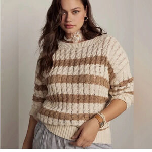 Pilcro Longline Stitch Cozy Sweater XL